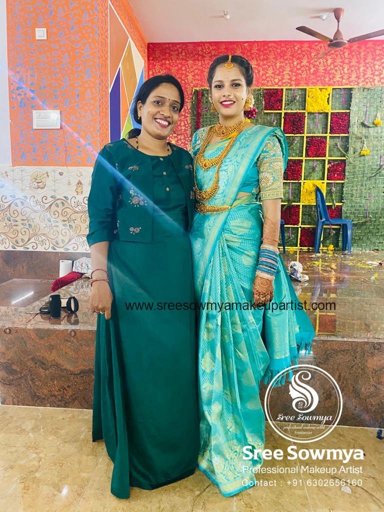 My south indian wedding Reception look – Sathyablog